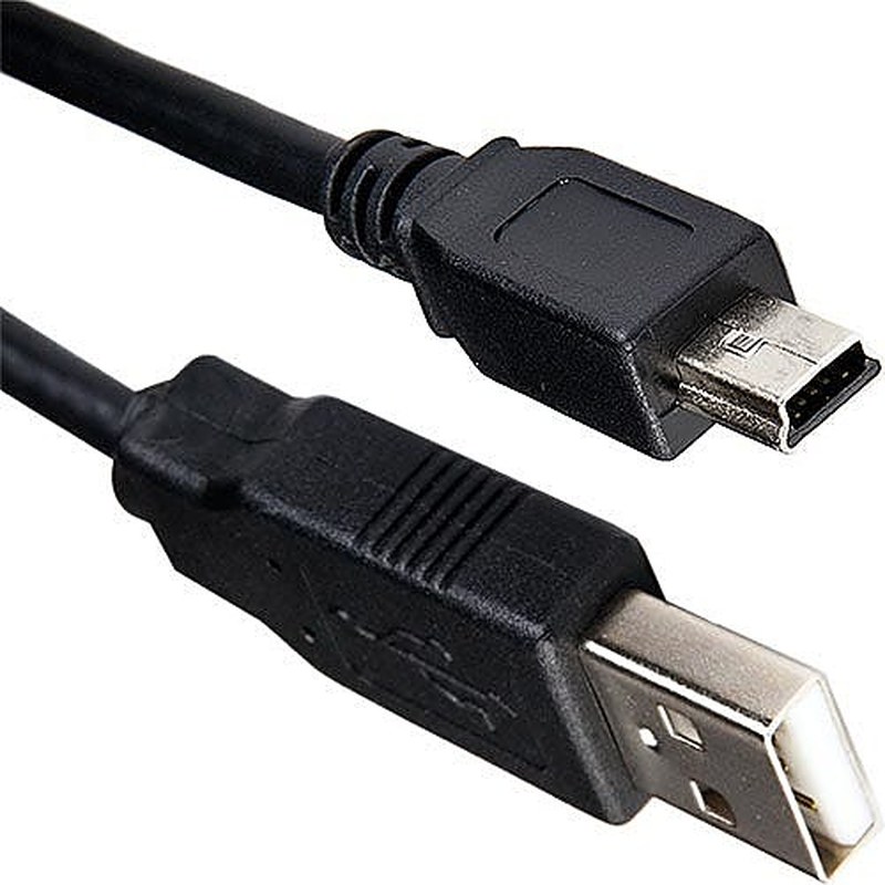 USB 2.0 A to Mini B Cable 2m Black