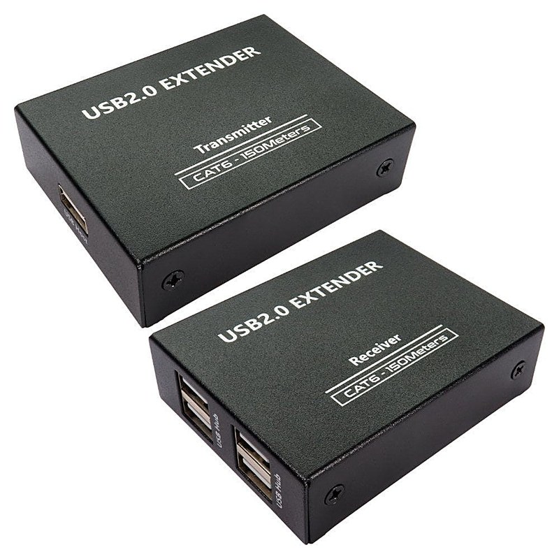 USB 2.0 over Cat5e Extender 150m 4 Port