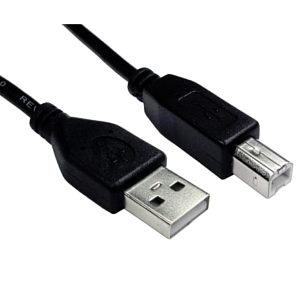 USB A to B Cable USB 2.0 for Printers, Scanners and Peripherals, 5m