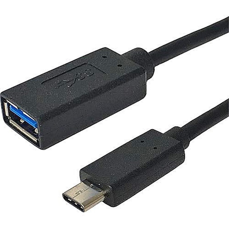 USB-C Male to USB-A Female Adapter Cable 20cm USB 3.0