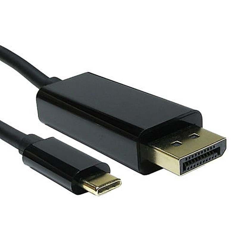 USB-C to DisplayPort Cable 4K 60Hz, 2m, Black