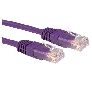 CAT6 Ethernet Cable UTP Full Copper, 2m, Violet