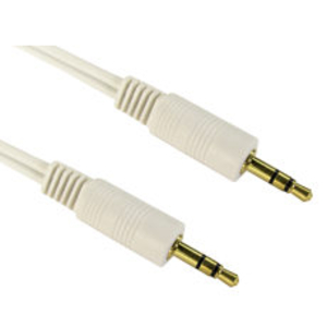 Image of 0.2m 3.5mm Stereo Cable - White