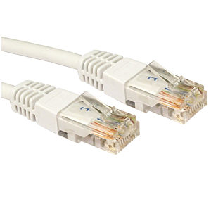 CAT5e Ethernet Cable UTP Full Copper, 5m, White