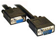 Monitor Extension Cable 0.5m VGA / SVGA Black Male - Female