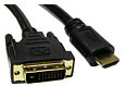 HDMI to DVI Cable 1.5m Sharpview Gold Plated