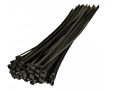 100x2.5mm Cable Ties 100 pack Colour Black