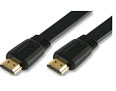 10m Flat HDMI Lead 1080p Gold Plated High Speed