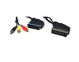 SCART & Three RCA Cable