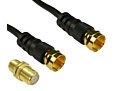 1m Satellite Extension Cable for Sky, Sky HD, Sky Q, Virgin and Freesat