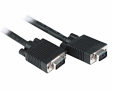 1m VGA Lead - Triple Shielded VGA Male to Male Black Cable