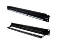 24 Port UTP Cat5e Patch Panel - In-line coupler
