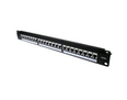 24 Port STP Cat6A Patch Panel - In-line coupler