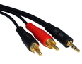 1.5m 3.5mm Stereo to Two RCA Cable
