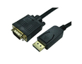 2m DisplayPort (M) to VGA (M) Cable