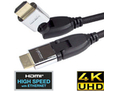 2m HDMI Cable with Swivel & Rotate Connectors