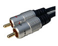 0.5m Stereo Audio Phono Cable - 2x phono