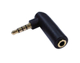 3.5mm (M) to 3.5mm (F) Right Angled Adapter