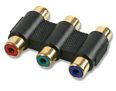 3x Phono Adapter - Phono Coupler RGB