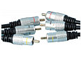 1m 3x Phono - 3x Phono Video & Stereo Audio Cable