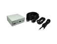 4 Port Metal Box with AV Modular Couplers 10m Kit
