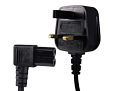 5m Angled Figure 8 Power Cable C7 90 Degree Lead