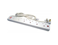 5m Surge Protected UK Power Extension - 6 Ports