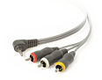 Techlink 640500 3.5mm Jack Plug to 3x RCA Plugs 1.5m