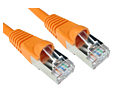 CAT6A Ethernet Cable 5m Orange - Full Copper Shielded FTP