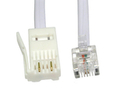 5m Two Wire RJ11 (M) to BT (M) Cable