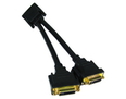 DVI-D M to 2x F Splitter Cable