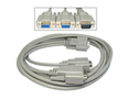 1.8m SVGA 1x M to 2x F Splitter Cable