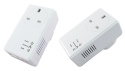 500Mbps Pass Through Homeplug Dual Pack