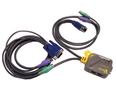 2 Port Micro KVM Switch - SVGA & PS/2