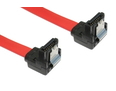 0.9m Locking SATA v2 Data Cable - Right Angled