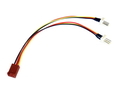 3 Pin Fan Splitter Cable, Female - 2x Male