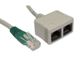 2x RJ45 Economiser - Data/Voice