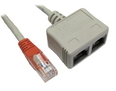 2x RJ45 Economiser - Voice/Voice