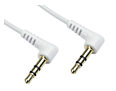 1.5m White 90 Degree Angle 3.5mm Jack Cable