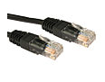 0.5m Ethernet Cable CAT5e Full Copper Black