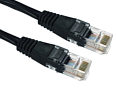 CAT5e Ethernet Cable 15m Black UTP Stranded Full Copper