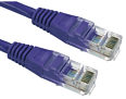 CAT5e Ethernet Cable 5m Violet UTP Stranded Full Copper