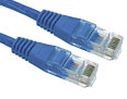 CAT5e Ethernet Cable 6m Blue UTP Stranded Full Copper