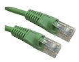 CAT5e Snagless Ethernet Cable 3m Green UTP LSZH Low Smoke Full Copper