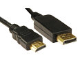 3m Displayport to HDMI Cable DP Male HDMI Male