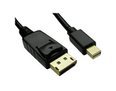 2m Mini DisplayPort to DisplayPort Cable- Black