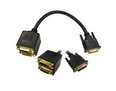DVI-D M to 2x F Splitter Cable