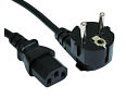 1.8m Euro Schuko to C13 Kettle Plug Mains Lead