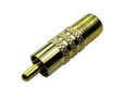 F Connector (female) to RCA (male) Adapter
