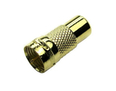 F Connector (male) to RCA (female) Adapter